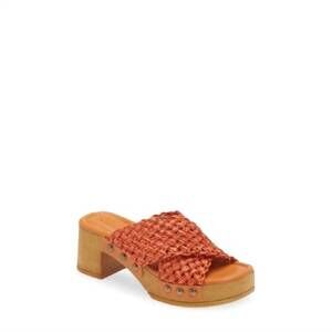 NEW CHOCOLAT BLU women's dawn sandals in orange